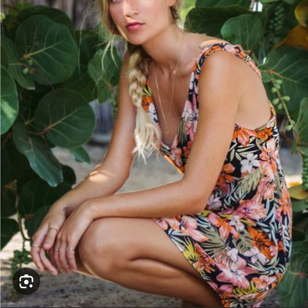 Billabong Knotted Heart Mini Dress